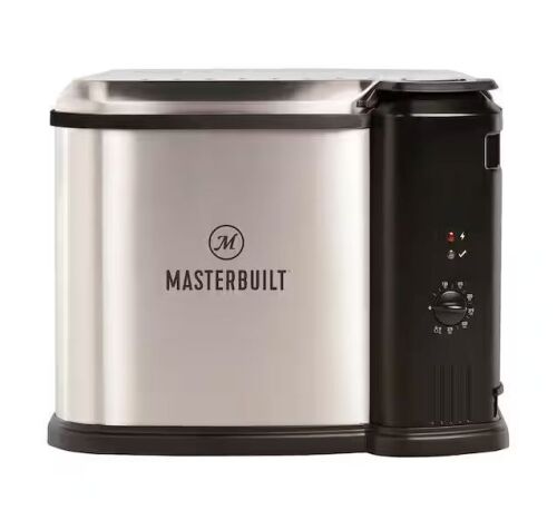 Masterbuilt 10 Liter XL Electric Fryer, Boiler, Steamer in Silver