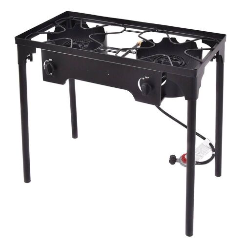 Double Burner Gas Propane Cooker