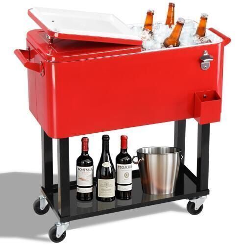 80QT Rolling Ice Chest