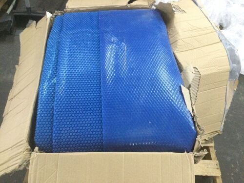 VINGLI 32-ft x 16-ft 16Mil Rectanglar Heavy Duty Solar Pool Cover for Above Ground Pool Blue