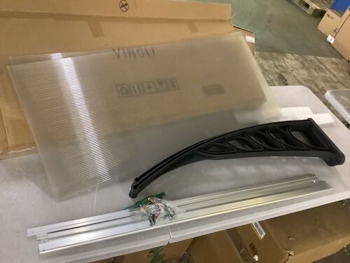 VINGLI 40D x 48W Polycarbonate Window Awning
