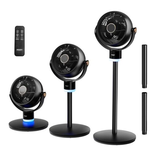 ROVSUN 40" 40W 110V Industrial Pedestal Fan Black