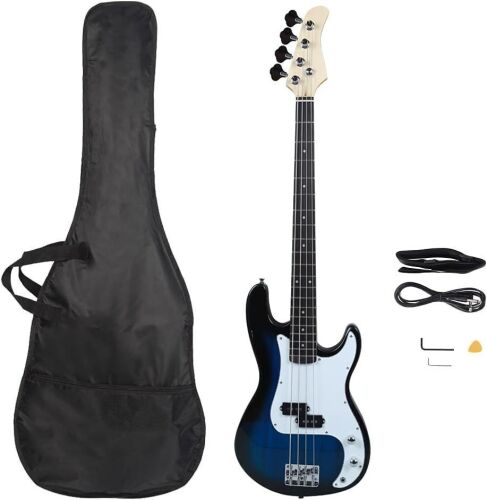 Electric Bass Guitar 4 Strings Full Size for Beginner