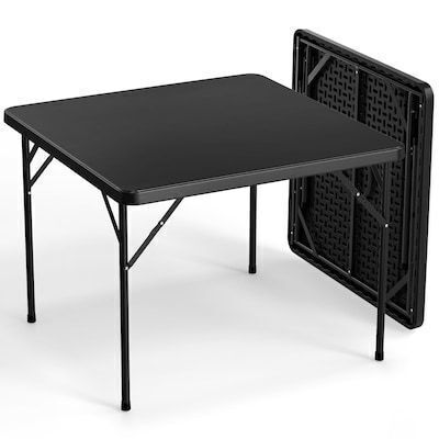 VINGLI 38W x 28H Square Table with Foldable Legs