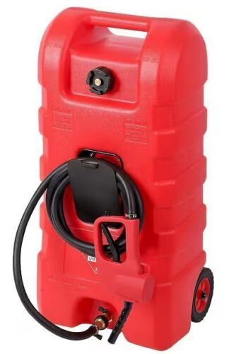 15 Gallon Portable Fuel Caddy with Manual Siphon Pump