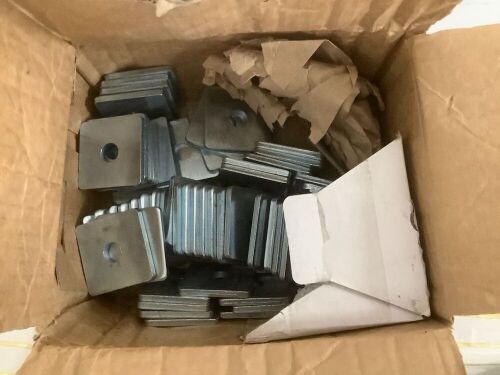 Large Lot of Square Plate Washers