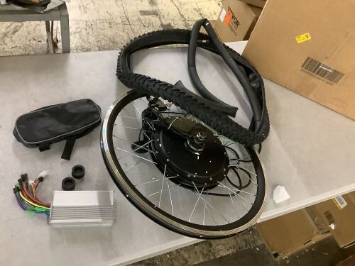 48V 1000W 24"x1.95" Front Wheel Powerful Motor E-Bike Conversion Kit w/LCD Display