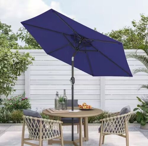 Sonkuki 7.5 ft. Patio Market Crank and Tilt Umbrella