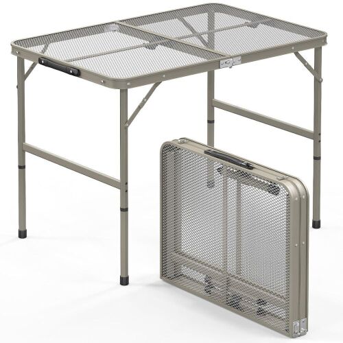 3 FT Portable Picnic Table Adjustable Height