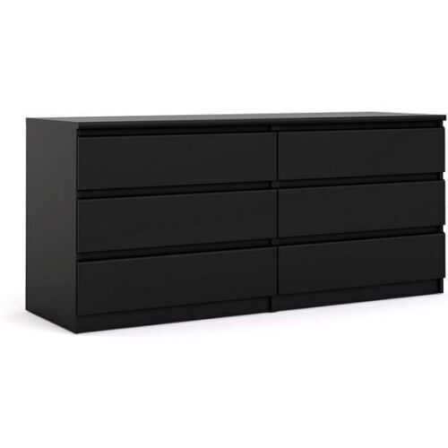 6 Drawer Dresser, Black