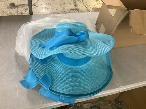 Lot of (12) Straw Sun Hats