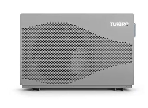 TURBRO 33,000 BTU Inverter Swimming Pool Heat Pump, Electric Pool Heater for in and Above-Ground Pools, WiFi Enabled, Beluga