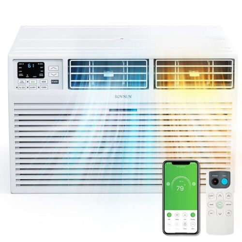 ROVSUN 8000 BTU 115V Through the Wall Air Conditioner with Heat - Dented