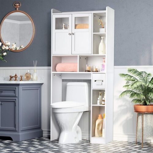Over the Toilet Bathroom Storage Cabinet