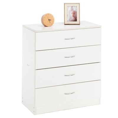 VINGLI 13D x 26W x 29H 4-Drawers Bed Side Table Chest of Drawers