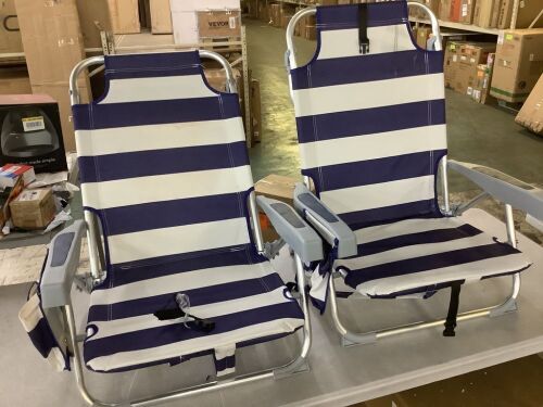 Lot of (2) Beach Chairs