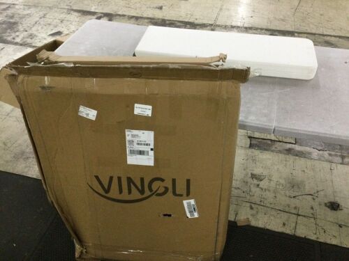 VINGLI 3 Piece White Folding Picnic Table Set with 2 Benches