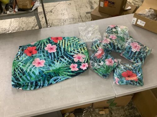 Lot of (8) Patio Cushion Covers