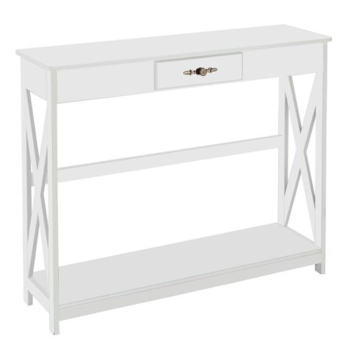Console Table with Shelf