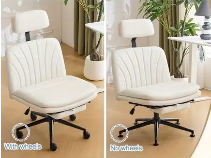 Upholstered Criss Cross Office Chair