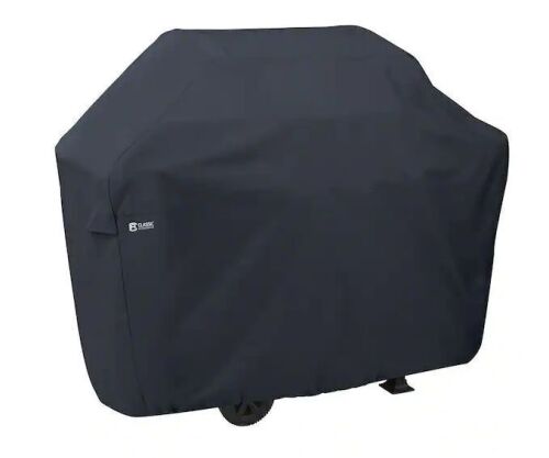 Classic Accessories 64 in. L x 28 in. D x 48 in. H BBQ Grill Cover in Black