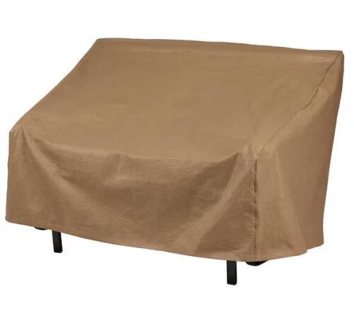 Classic Accessories Duck Covers Essential 53 in. W x 31 in. D x 35 in. H Bench Cover & Terrazzo Large Patio Chaise Cover