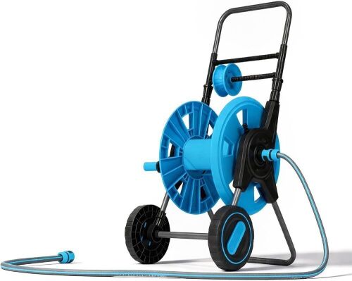 VINGLI Garden Hose Reel Cart with Wheels