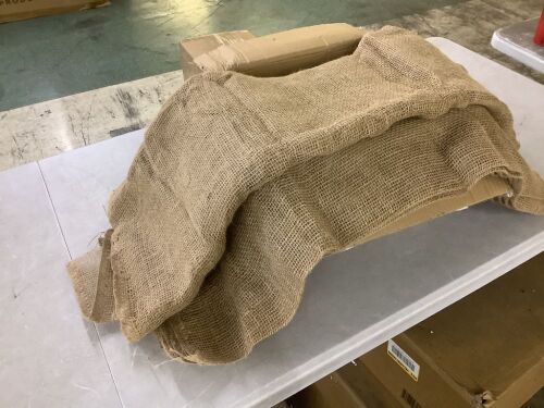 Burlap Table Cloth, Unknown Size