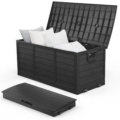 VINGLI 75 Gallon Collapsible Outdoor Storage Box - Dented Top