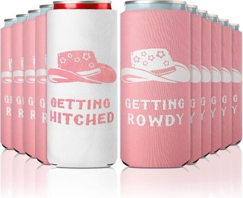 11 Pcs Bachelorette Slim Can Coolers Sleeves