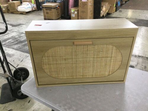 Rattan Shoe Storage Cabinet