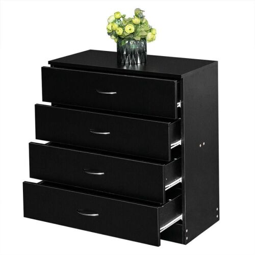 4 Drawer Night Stand Bedside Chests of Drawers