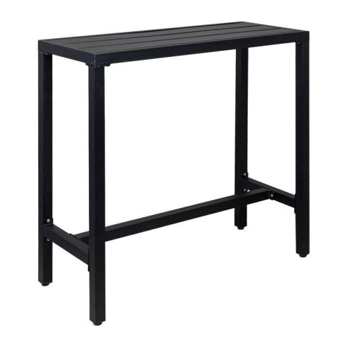 Outdoor 40 in. Metal Bar Dining Table