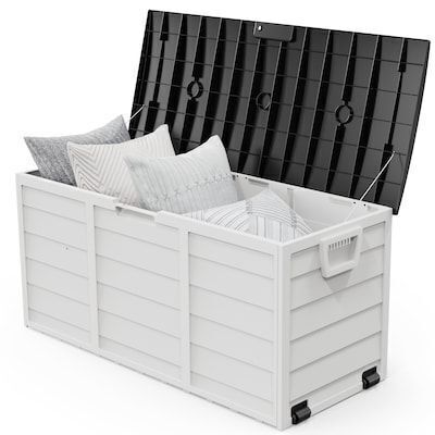 VINGLI 75 Gallon 110lbs Collapsible Outdoor Storage Box