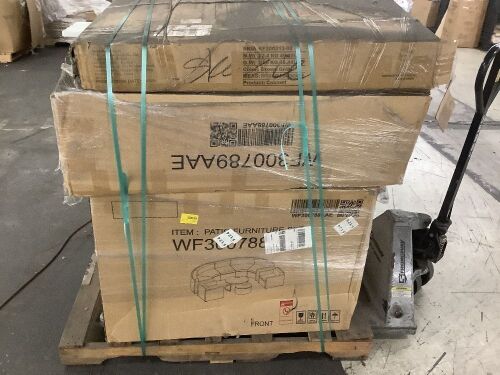 Pallet of Incomplete Patio Furniture Sets