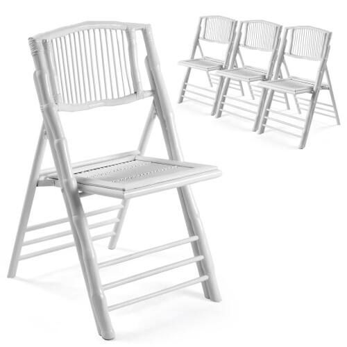 4PCS Bamboo Folding Chairs