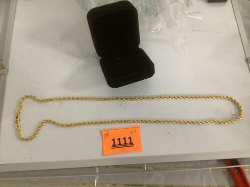 Gold Rope Necklace