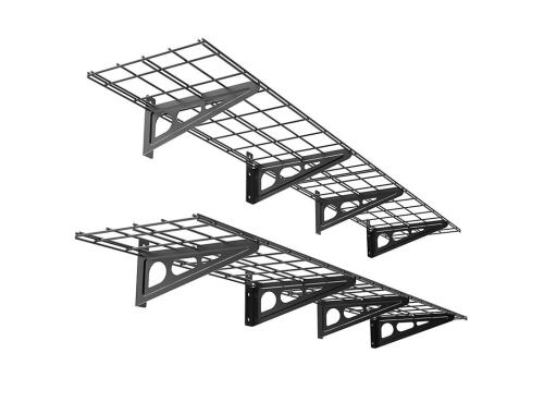 FLEXIMOUNTS WR16 Classic 2-Pack 1' x 6' Wall Shelving