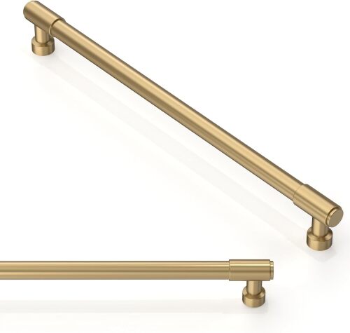 10 Pack Champagne Bronze Cabinet Pulls 10 Inch(254mm) Kitchen Cabinet Handles Cabinet Hardware Drawer Pulls