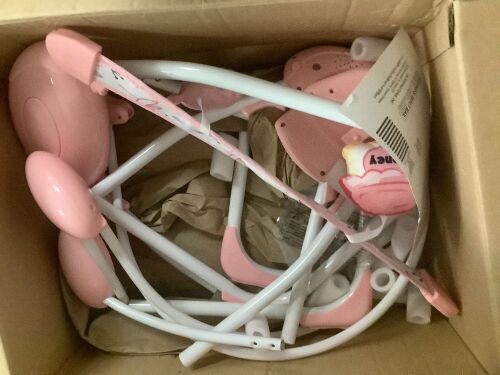 Infant Baby Swing, Pink