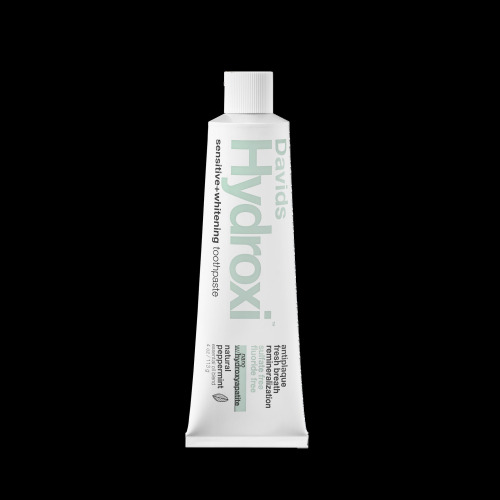 Davids Hydroxi sensitive+whitening nano hydroxyapatite premium toothpaste / peppermint