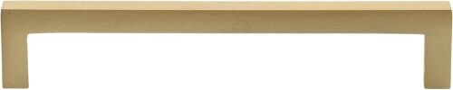 Lot of Center-Center Solid Square Cabinet Bar Pull, Satin Gold