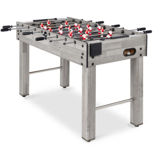 48in Foosball Table for Kids & Adults w/ 2 Balls