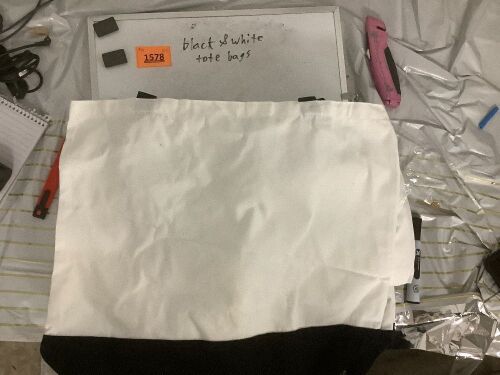 Lot of Tote Bags, Black/White