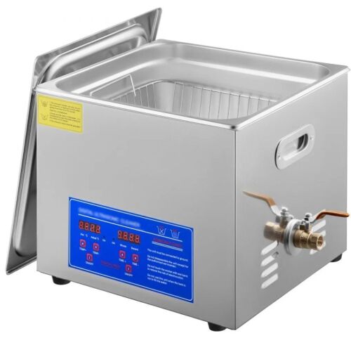 VEVOR 15L Ultrasonic Cleaner with Digital Timer & Heater, 110V