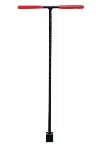 36 in. Solid Steel Water Meter Shut Off Key with Comfort Grips