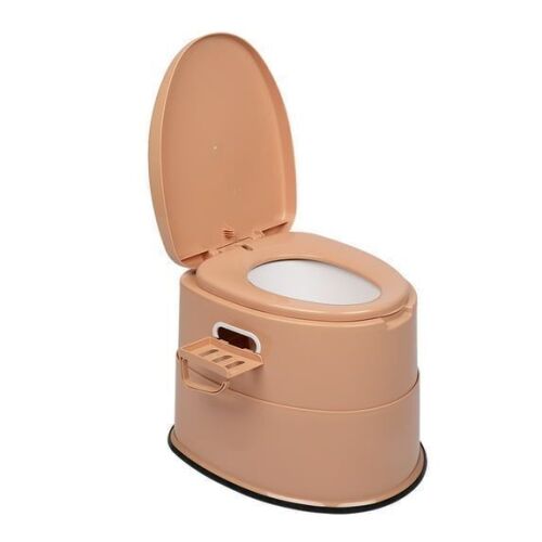 VINGLI Portable Toilet w/ Detachable Inner Bucket & Removable Paper Holder