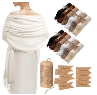 12pc Pashmina Shawls