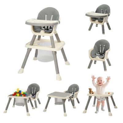 JOYMOR 7 in 1 Convertible High Chair for Babies and Toddlers