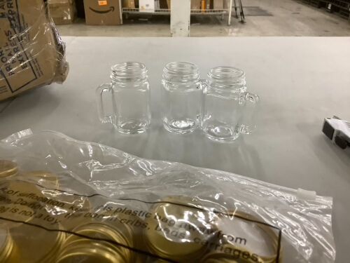 Mini Mason Jars with Lids, Approx 30pc